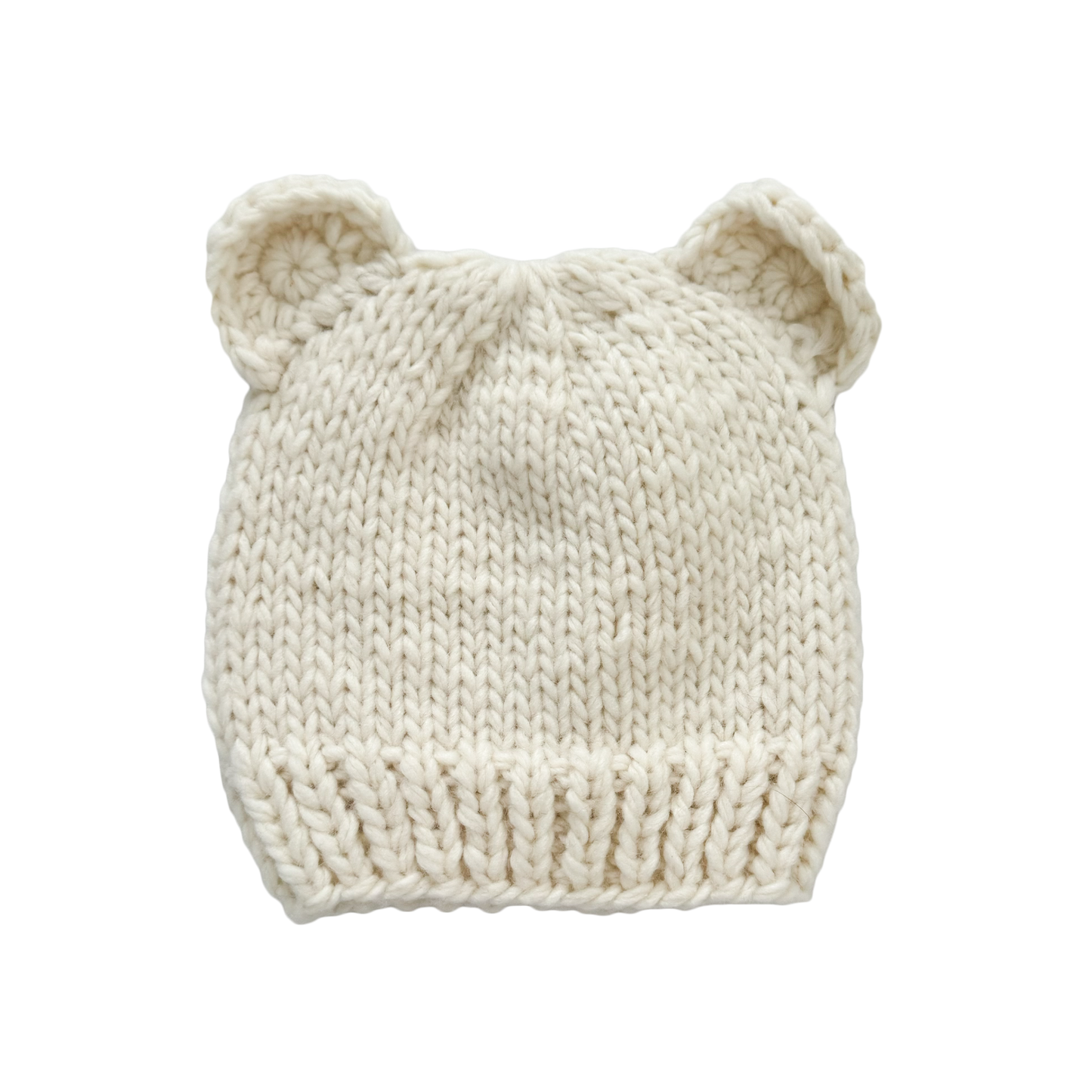 Knitted Toddler Bear Hat