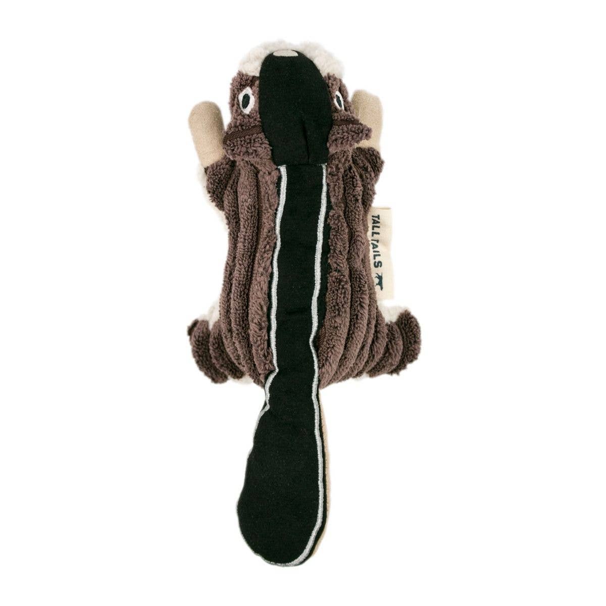 Tall Tails Plush Chipmunk Squeaker Small Dog Toy