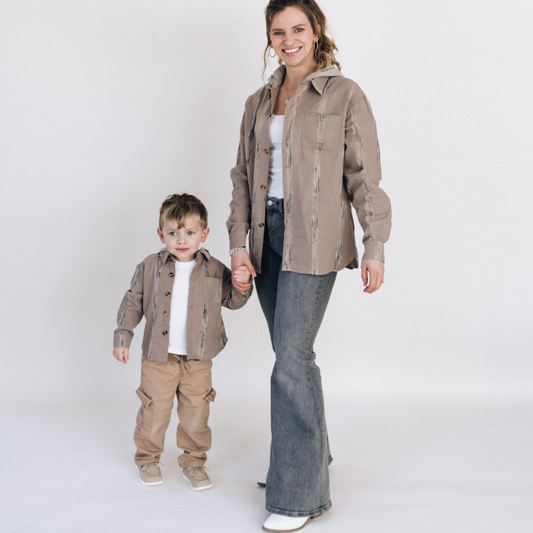 Hooded Embroidered Shirts - Adult - Mama and Me Matching