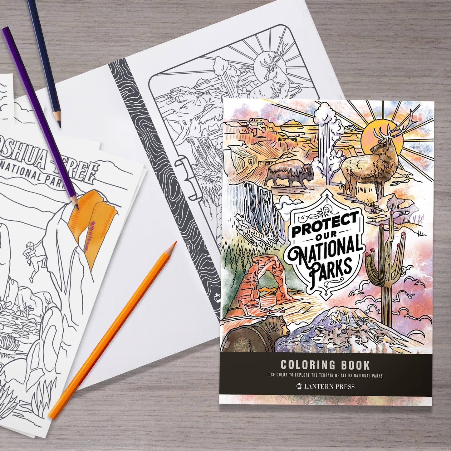 Protect Our National Parks - Coloring Book of all 63 Parks