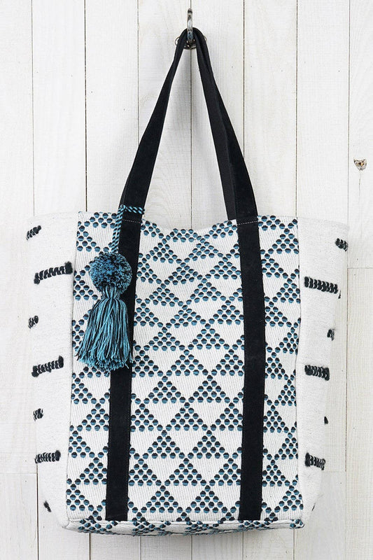 Geo Patterned Tote Bag
