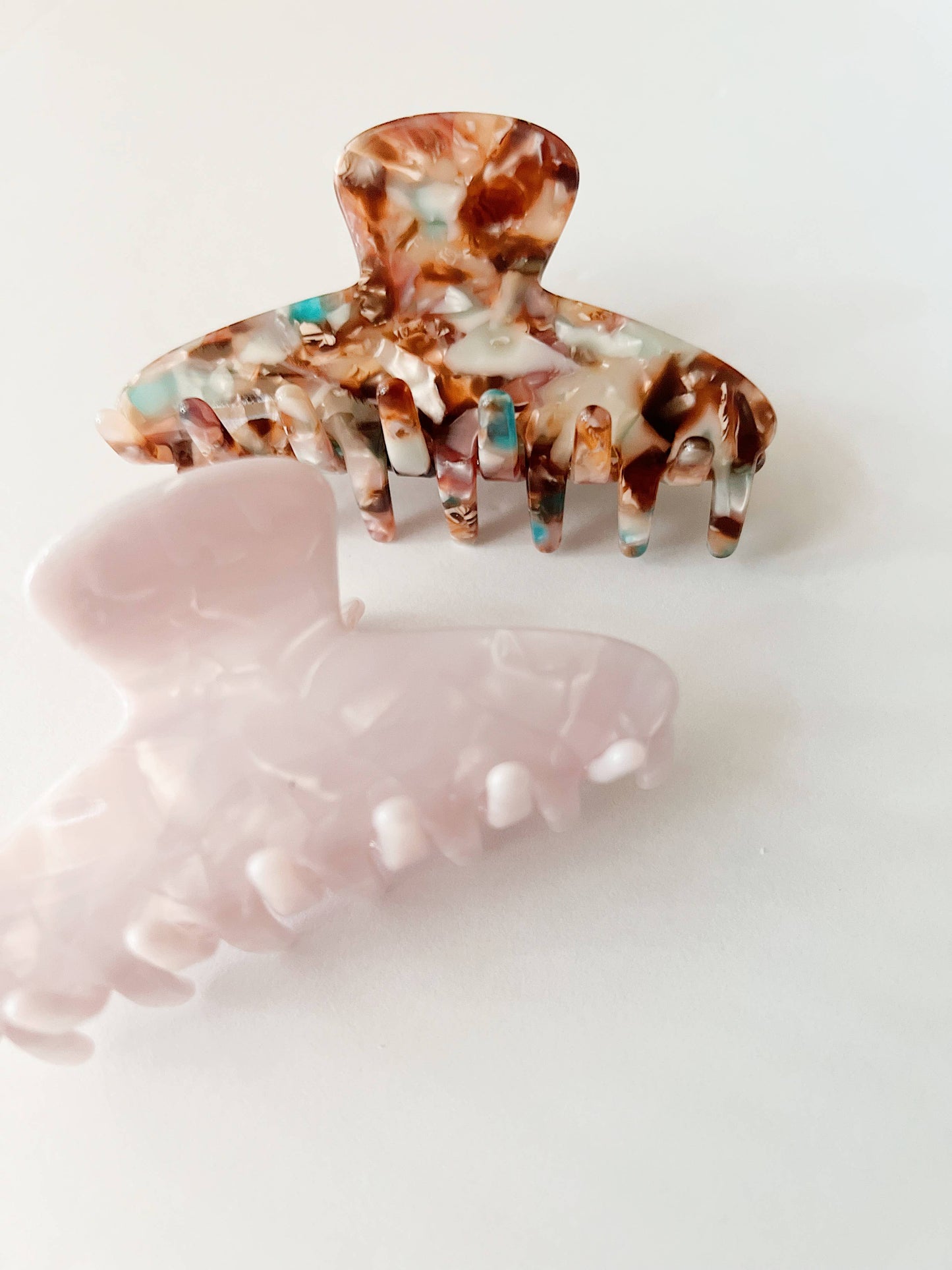 Romantic Lucite Hair Claw