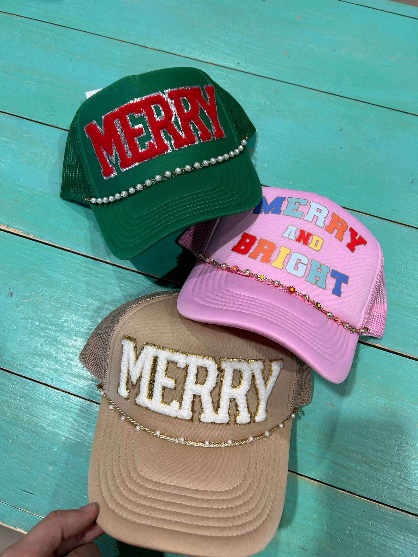Dainty Pearl Trucker Hat Chain