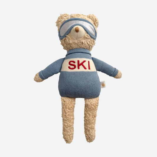 Plush Ski Bear - An Ecofriendly Stuffy - Perfect Baby Shower Gift, Kids Toy, Holiday Gift