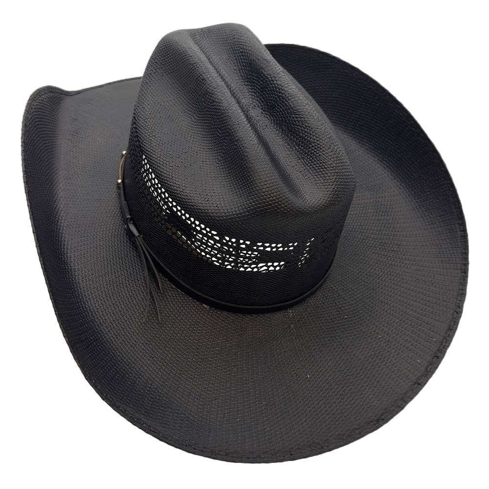 Traditional Western Straw Hat - Cowboy or Cowgirl Hat