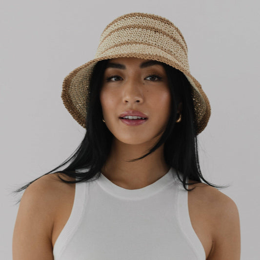 GiGi Pip Sal Crochet Packable Bucket Hat