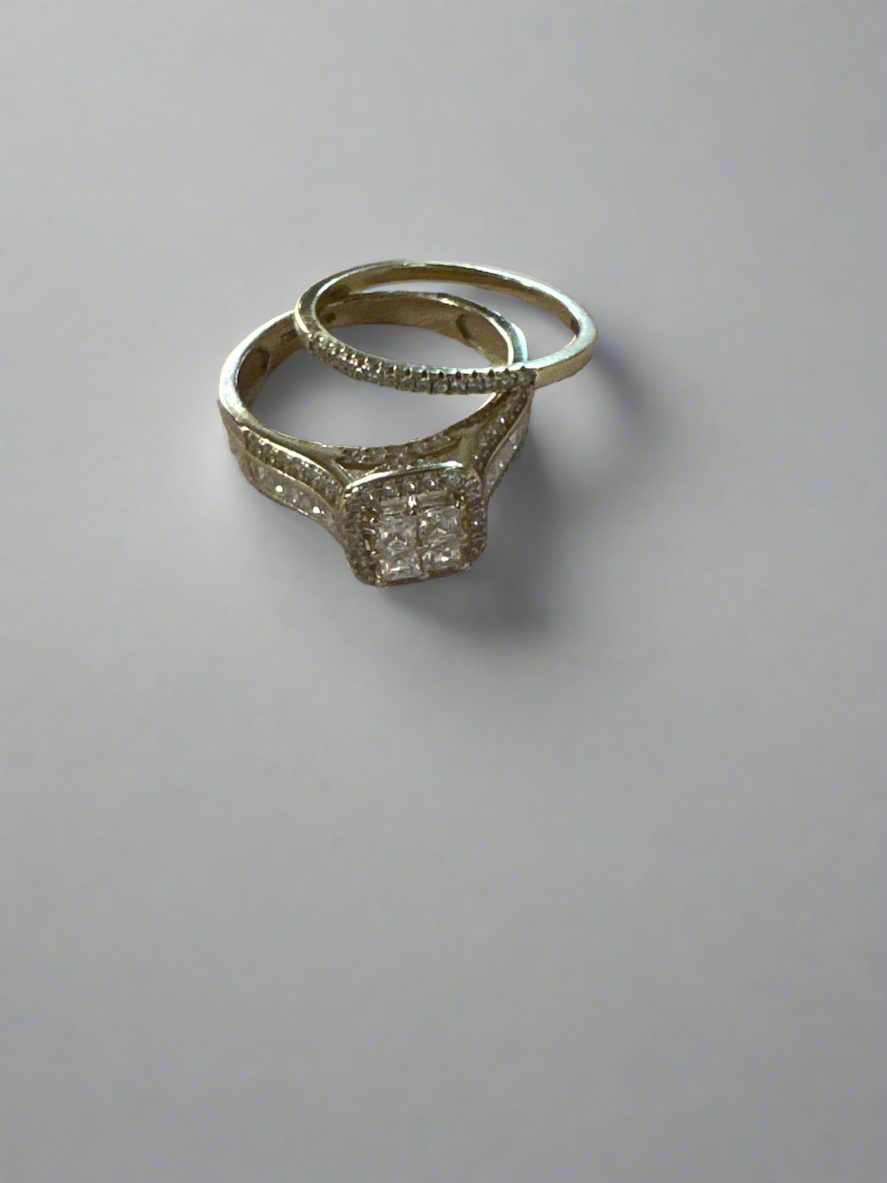 Gold Stacking .925 Sterling Silver Travel Rings