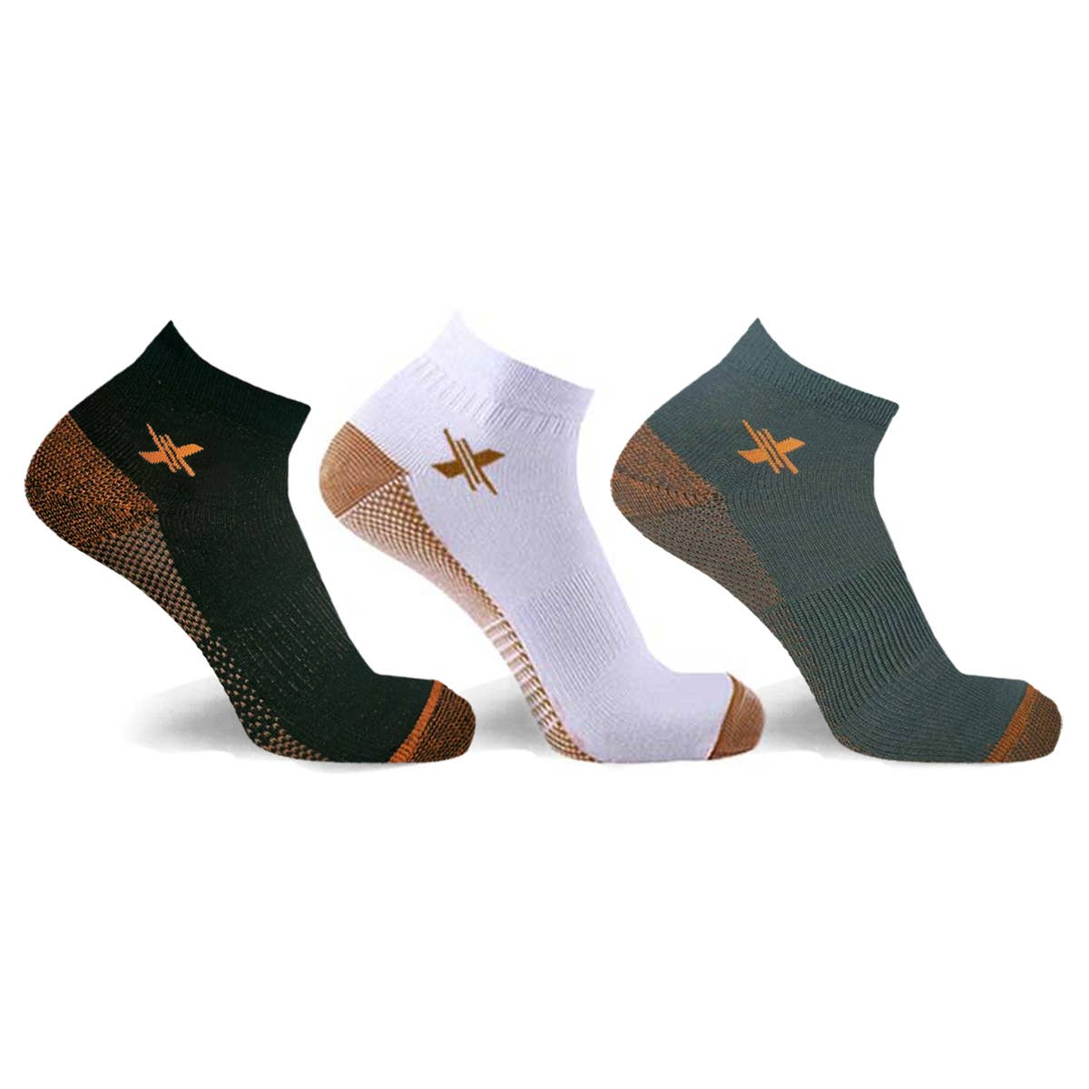 COPPER-INFUSED ANKLE SOCKS
