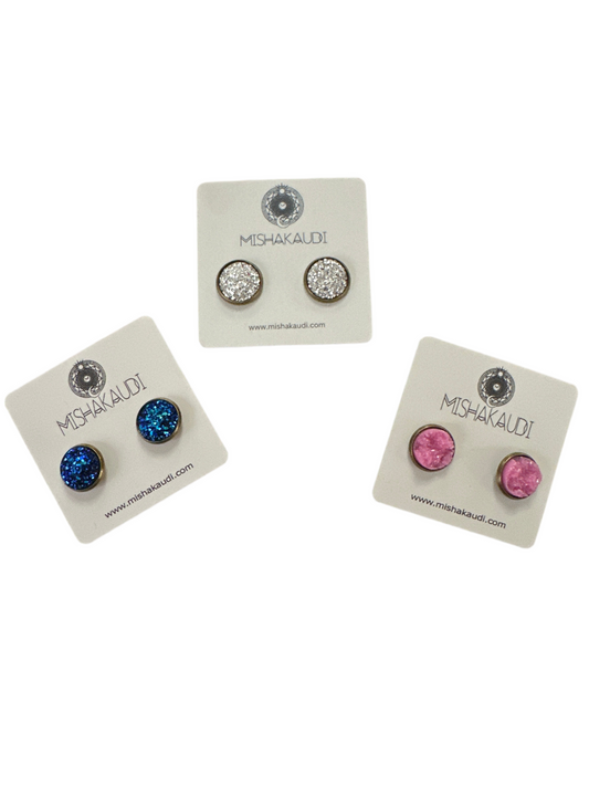 Druzy Stud Earrings