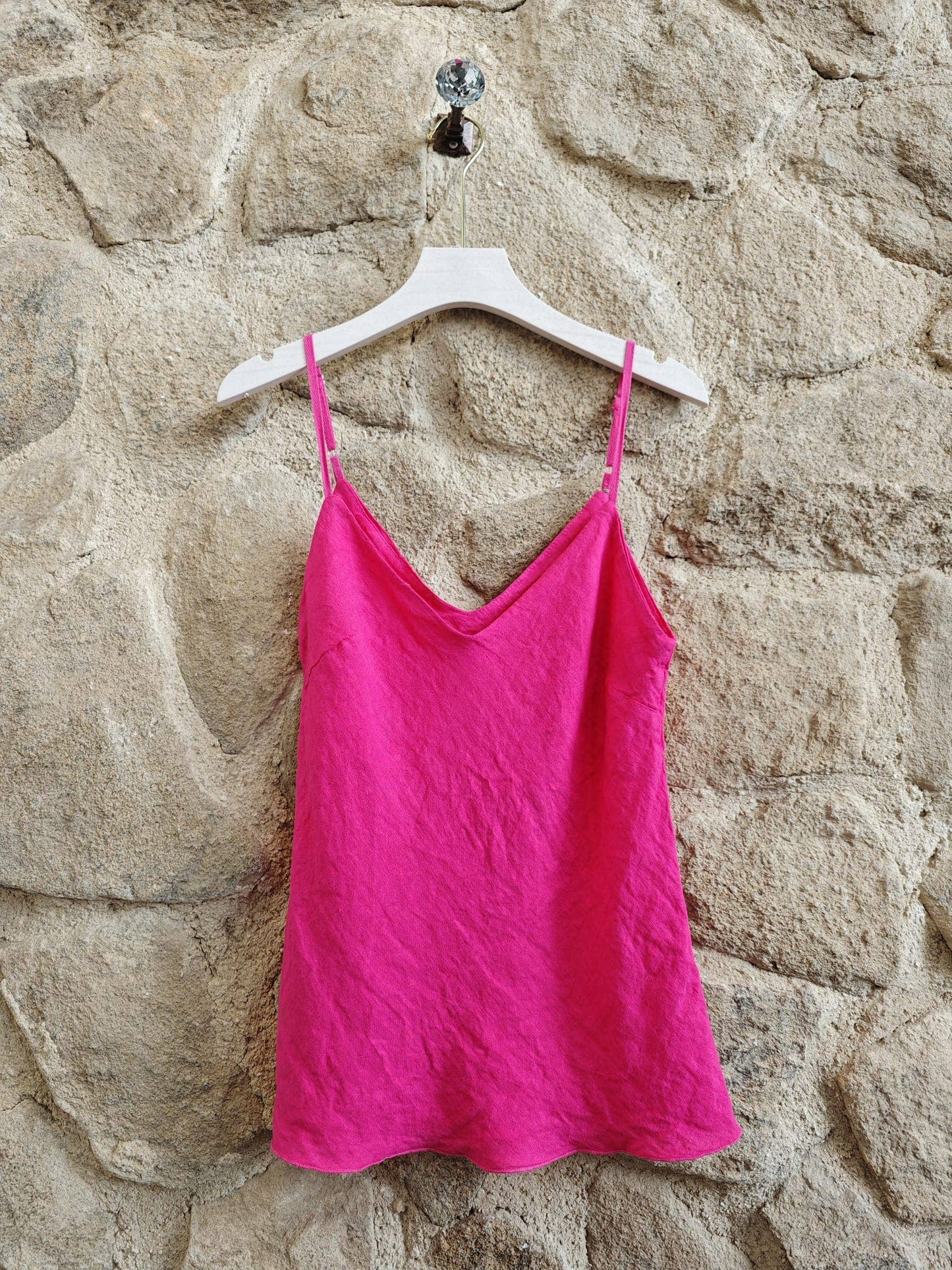 Strapless Linen Tanktop Blouse
