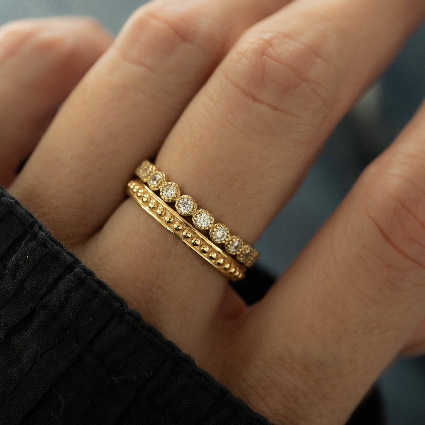 Stacking Sterling Silver Ring Set
