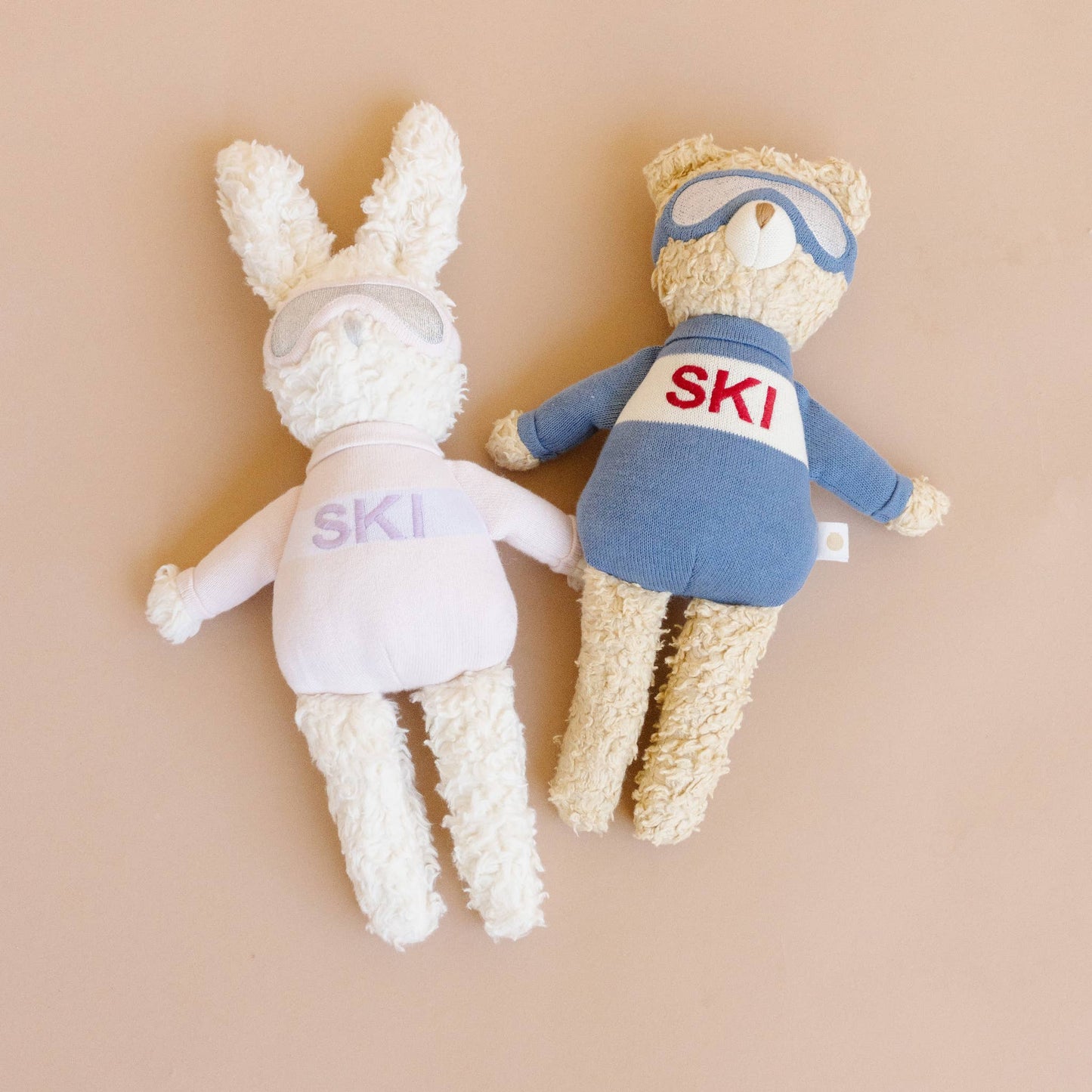 Plush Ski Bear - An Ecofriendly Stuffy - Perfect Baby Shower Gift, Kids Toy, Holiday Gift