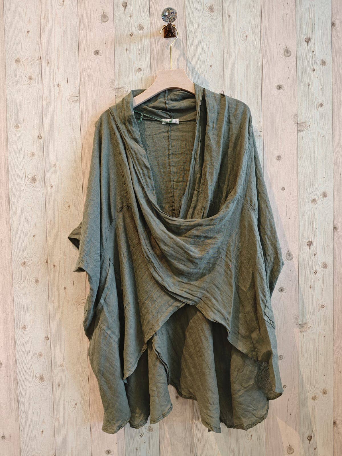 Bohemian Linen Blouse & Oversized Coverup