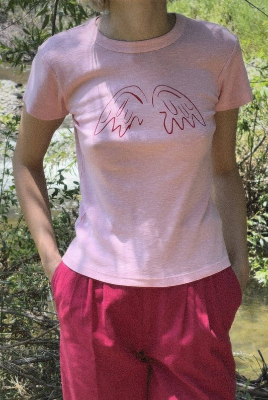 Organic Cotton Angel Baby Tee Made in the U.S.A.