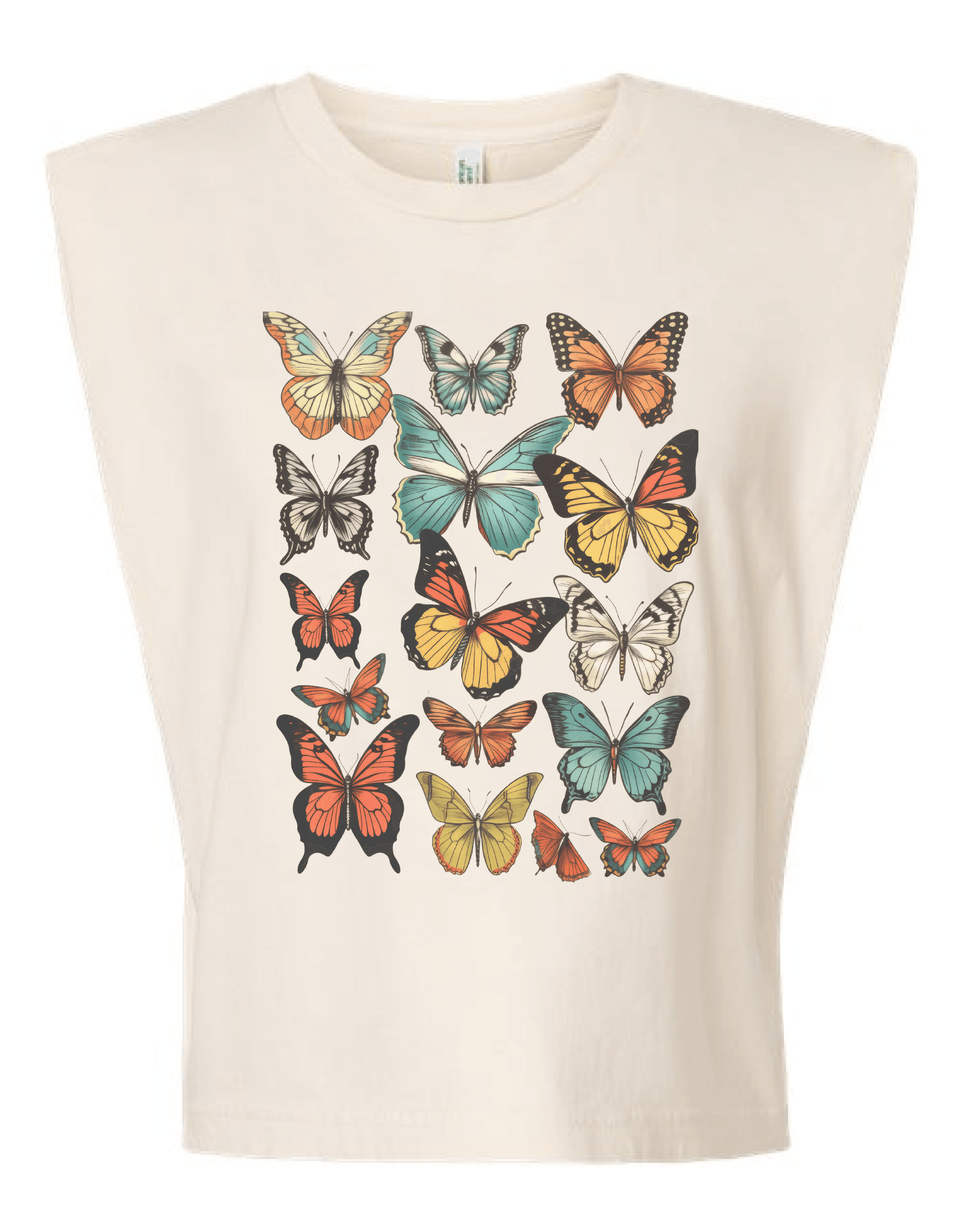 Vintage Butterfly Boxy Tank - SAUVAGE ZSA™