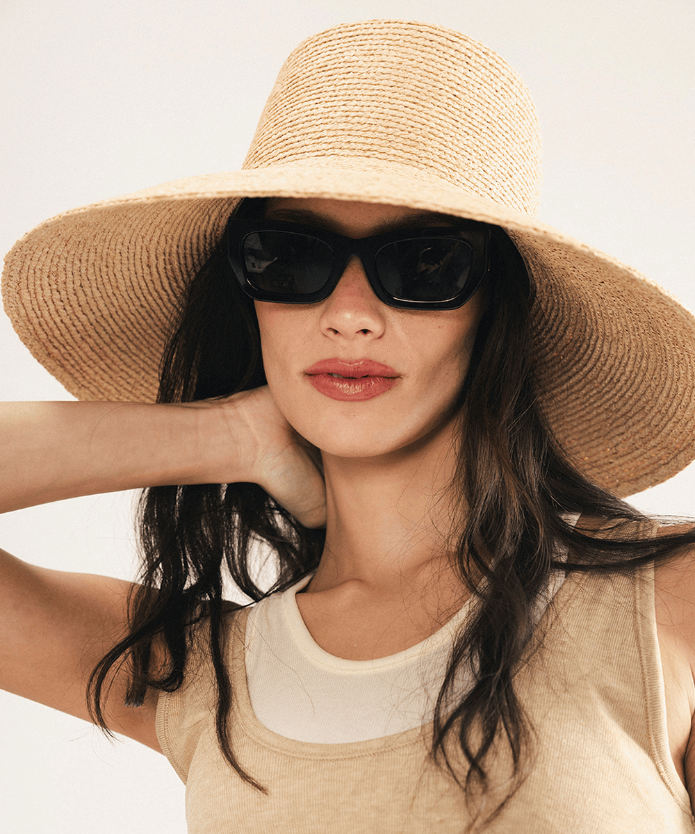 Jolie Packable Straw Bucket Hat