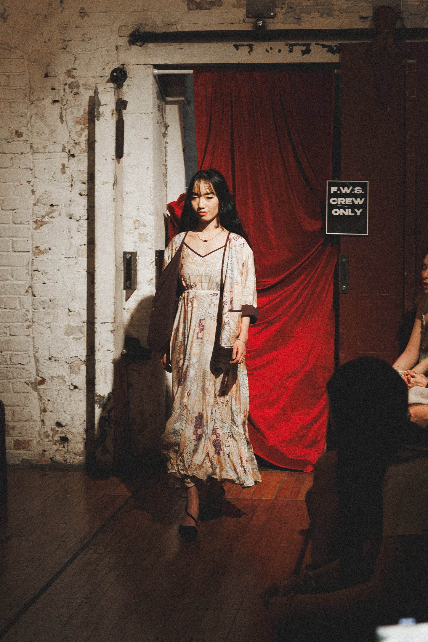 Pattern Maxi Dress with Matching Shawl - SAUVAGE ZSA™