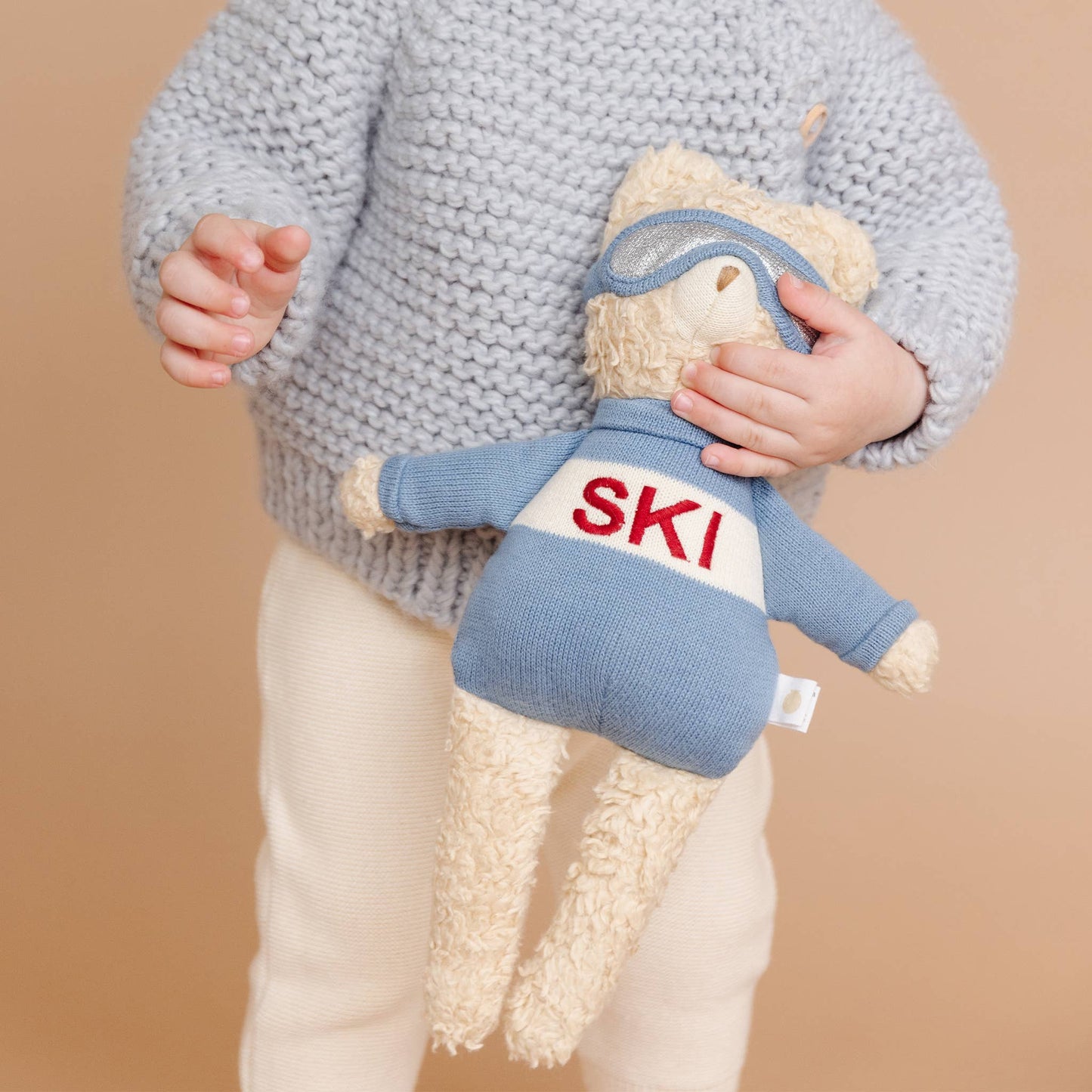 Plush Ski Bear - An Ecofriendly Stuffy - Perfect Baby Shower Gift, Kids Toy, Holiday Gift