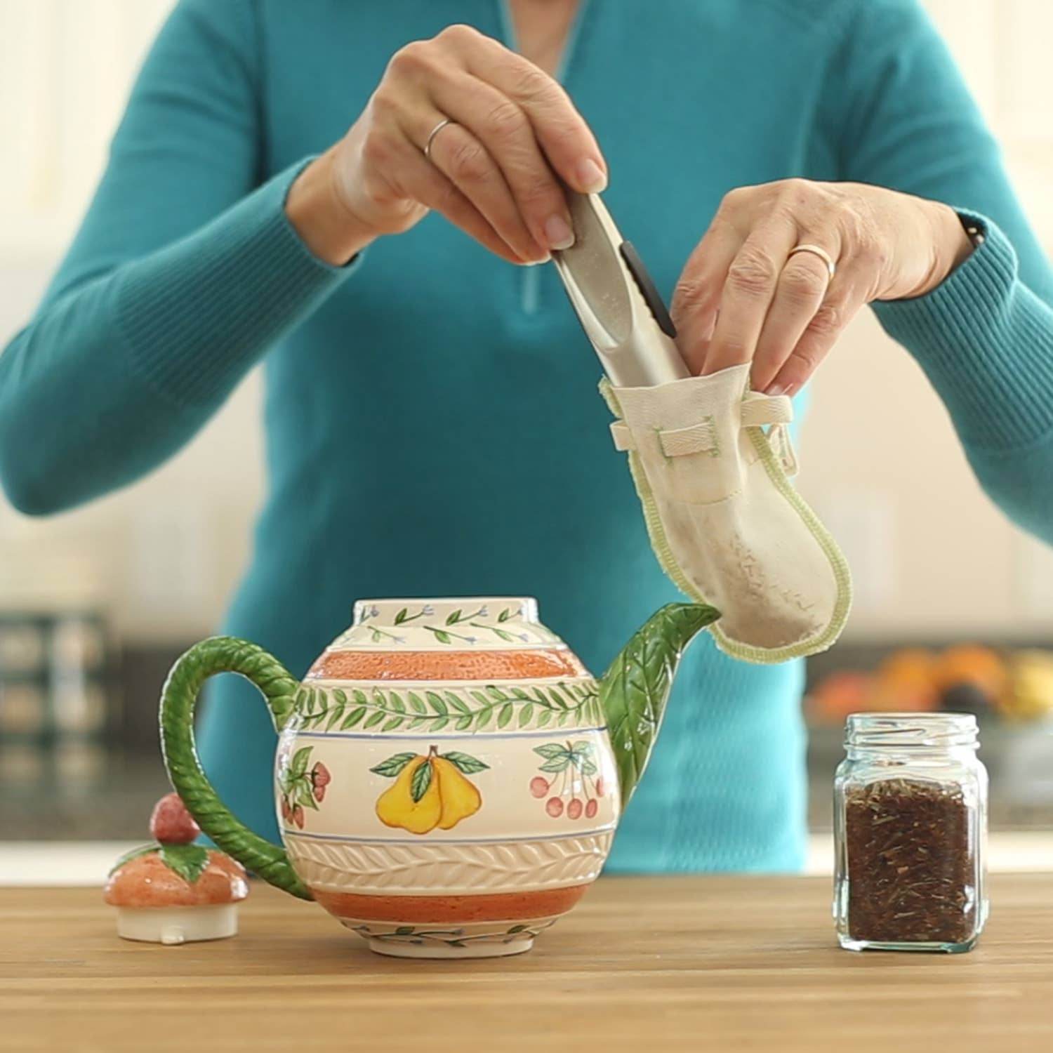 Organic Cotton Tea Straining Bag - SAUVAGE ZSA™