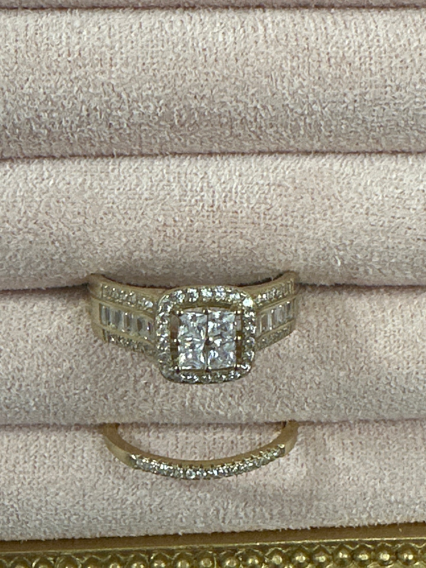Gold Stacking .925 Sterling Silver Travel Rings