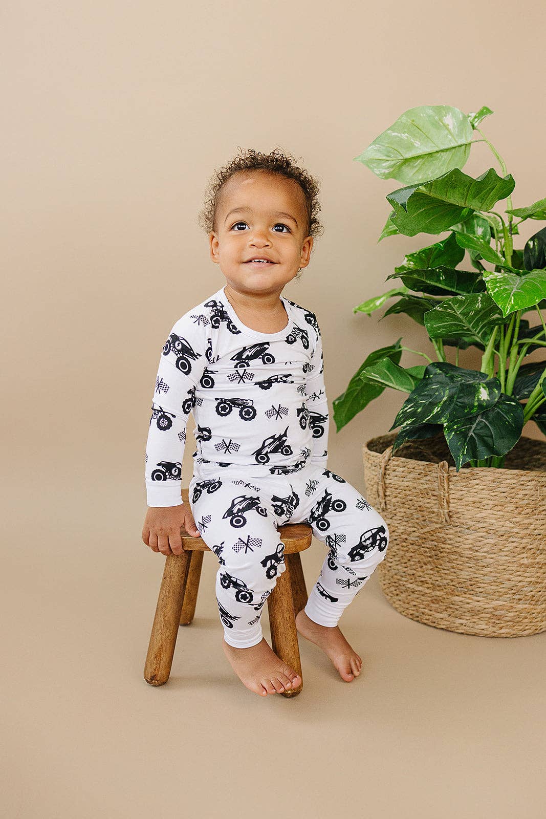 Toddlers Monster Truck Bamboo Lounge Set | Monster Blaze