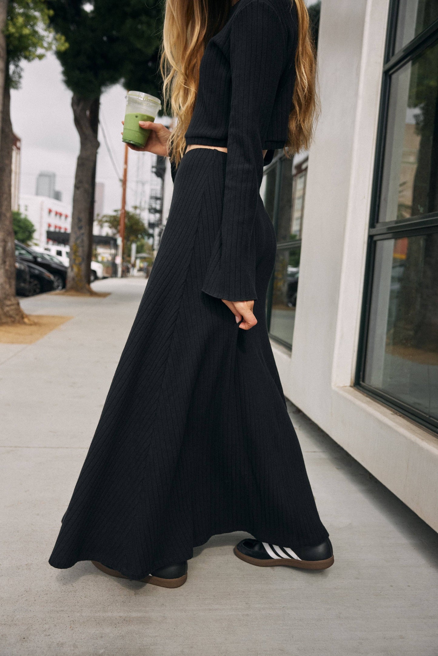 Soft Knit Maxi Skirt