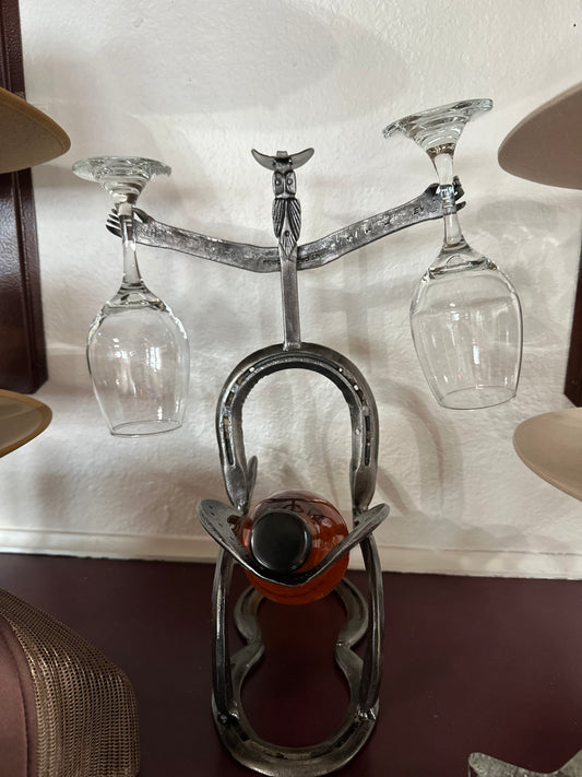 Horse Shoe Wine Rack