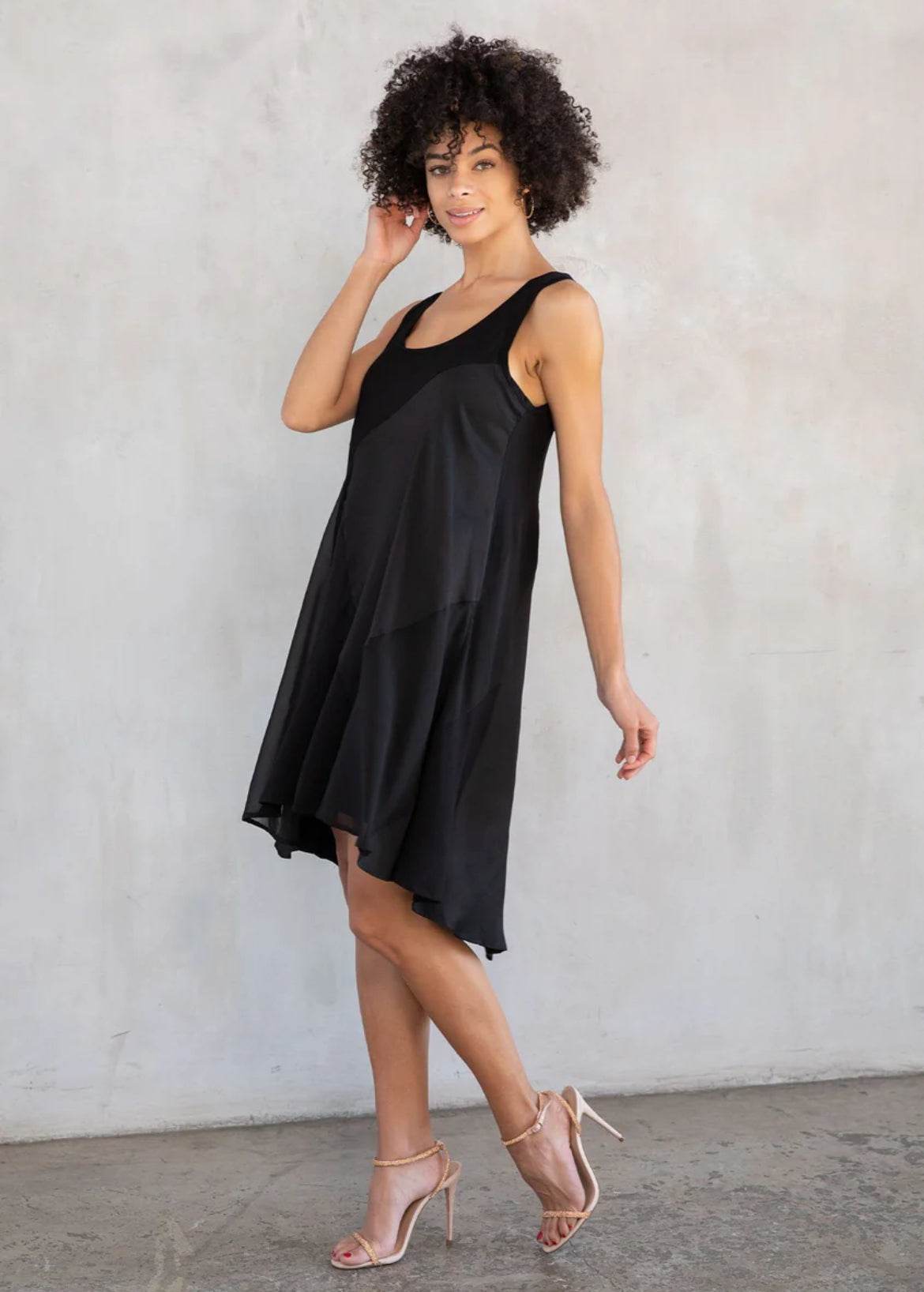 Modest Black Mini Dress - SAUVAGE ZSA™