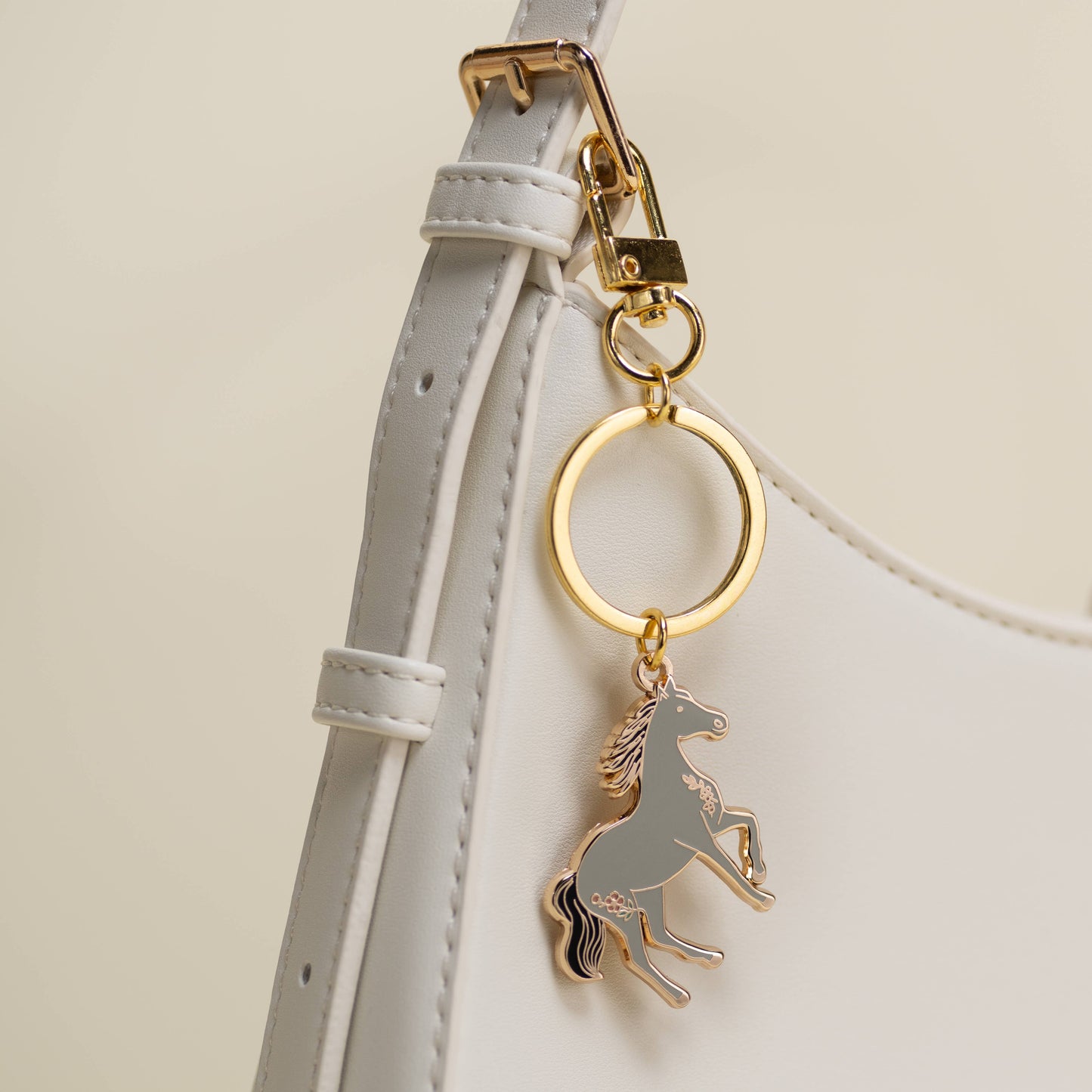 Horse Keychain & Bag Charm, Equestrian & Western Cowgirl Gift