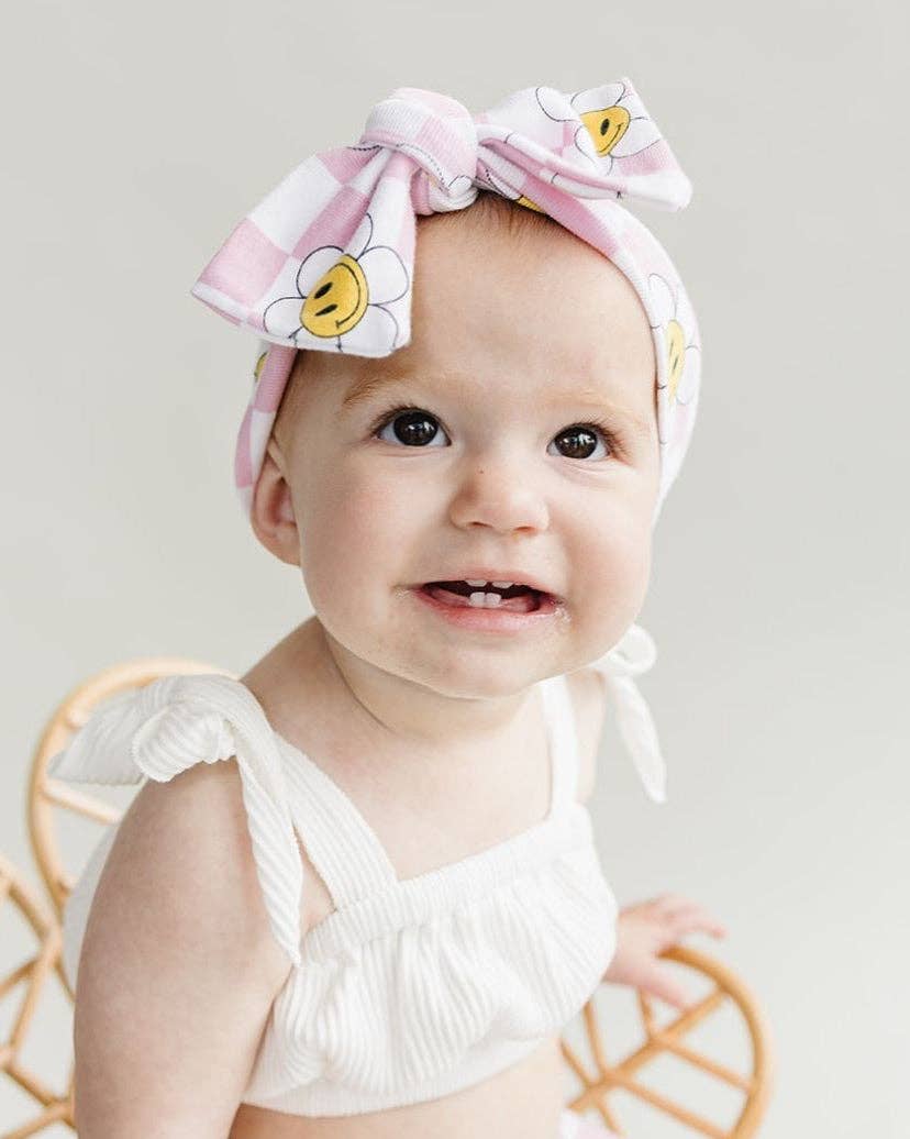 Smiley Daisy Kids Headband