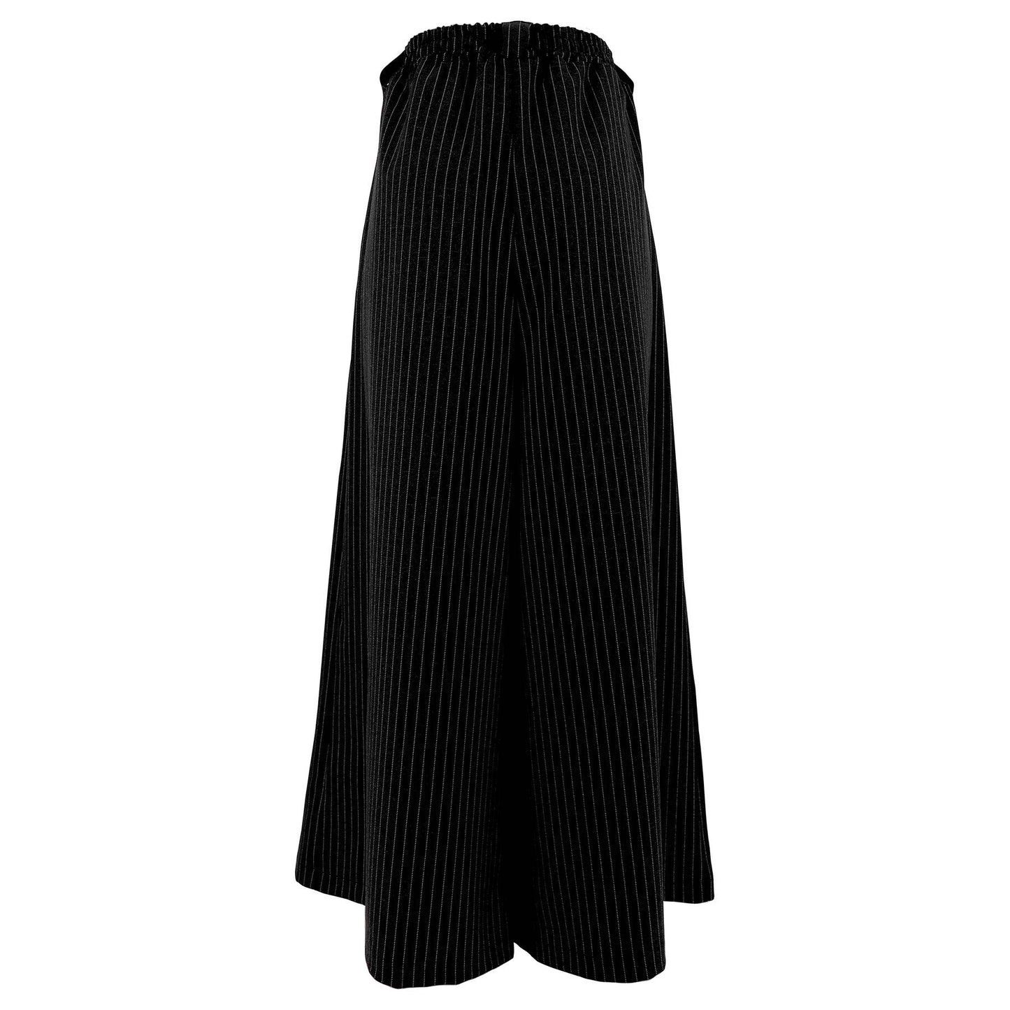Wide Leg Pinstripe Pants