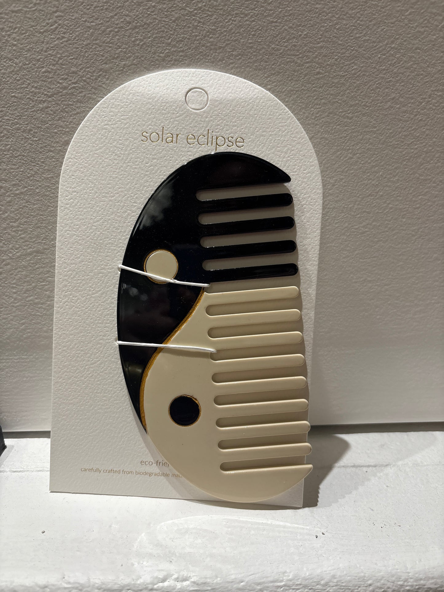 Detangling Wide Tooth Acetate Hair Comb | Eco-Friendly