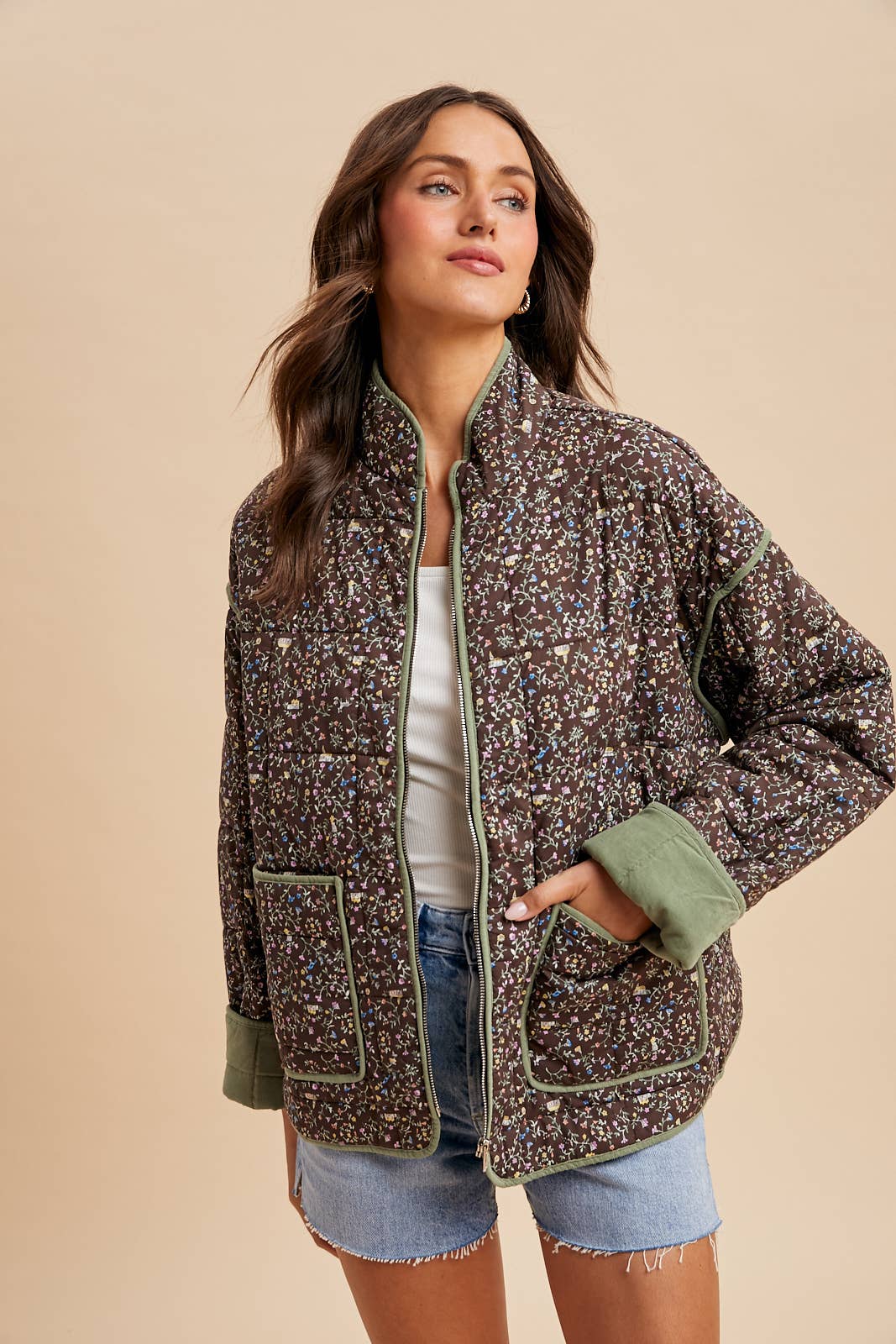 Quilted Cotton Puffer Jacket
