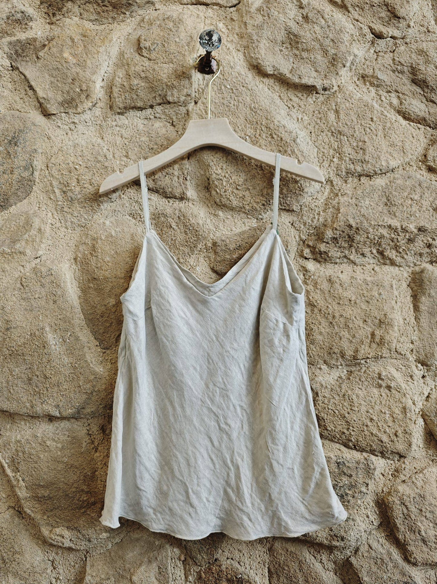 Strapless Linen Tanktop Blouse