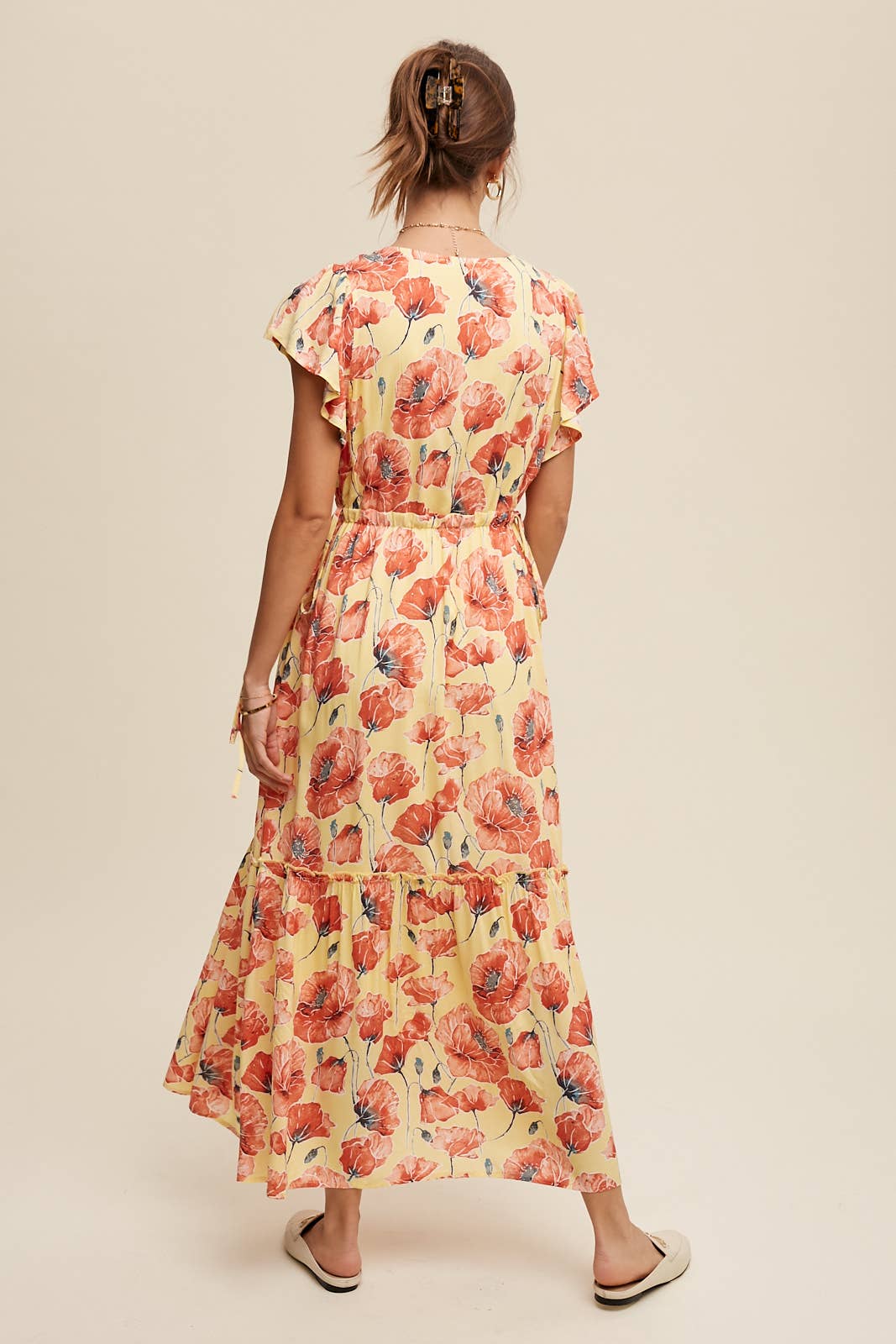 Poppy Floral Tiered Maxi Dress