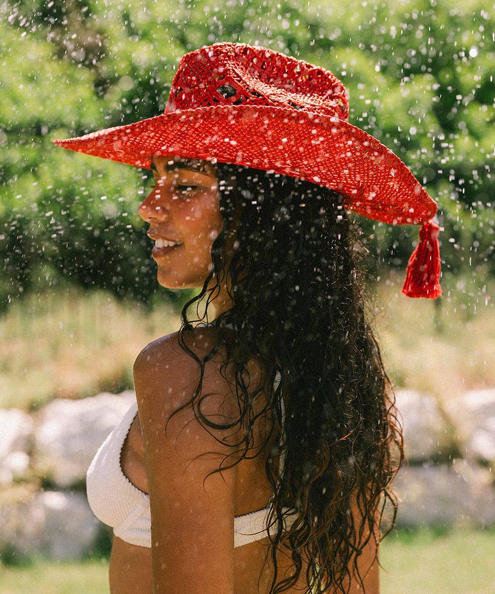 Remy Vented Straw Cowboy Hat by GiGi Pip