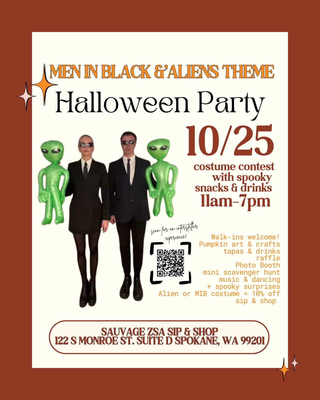 Men In Black Halloween Party!👽