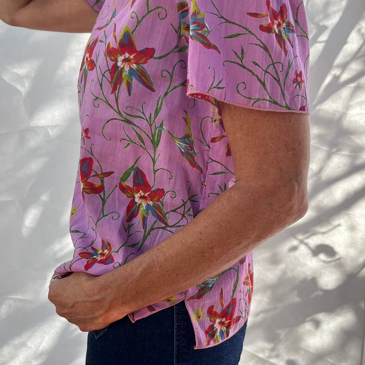 Twilly Blouse Petals Pink