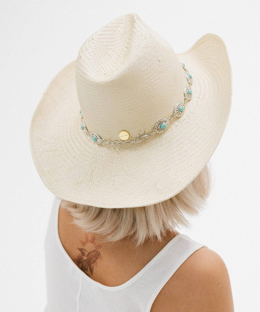 Western Straw Cowgirl Hat