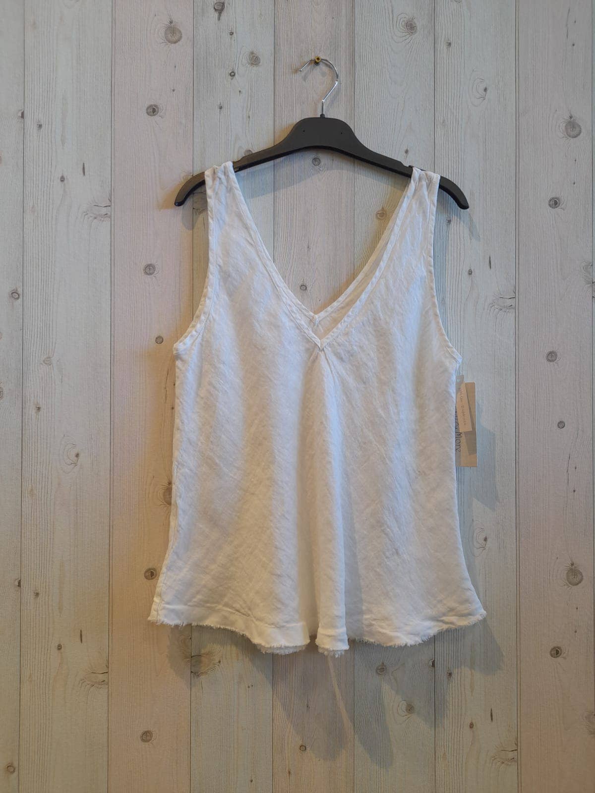 Italian Linen Sleeveless Blouse