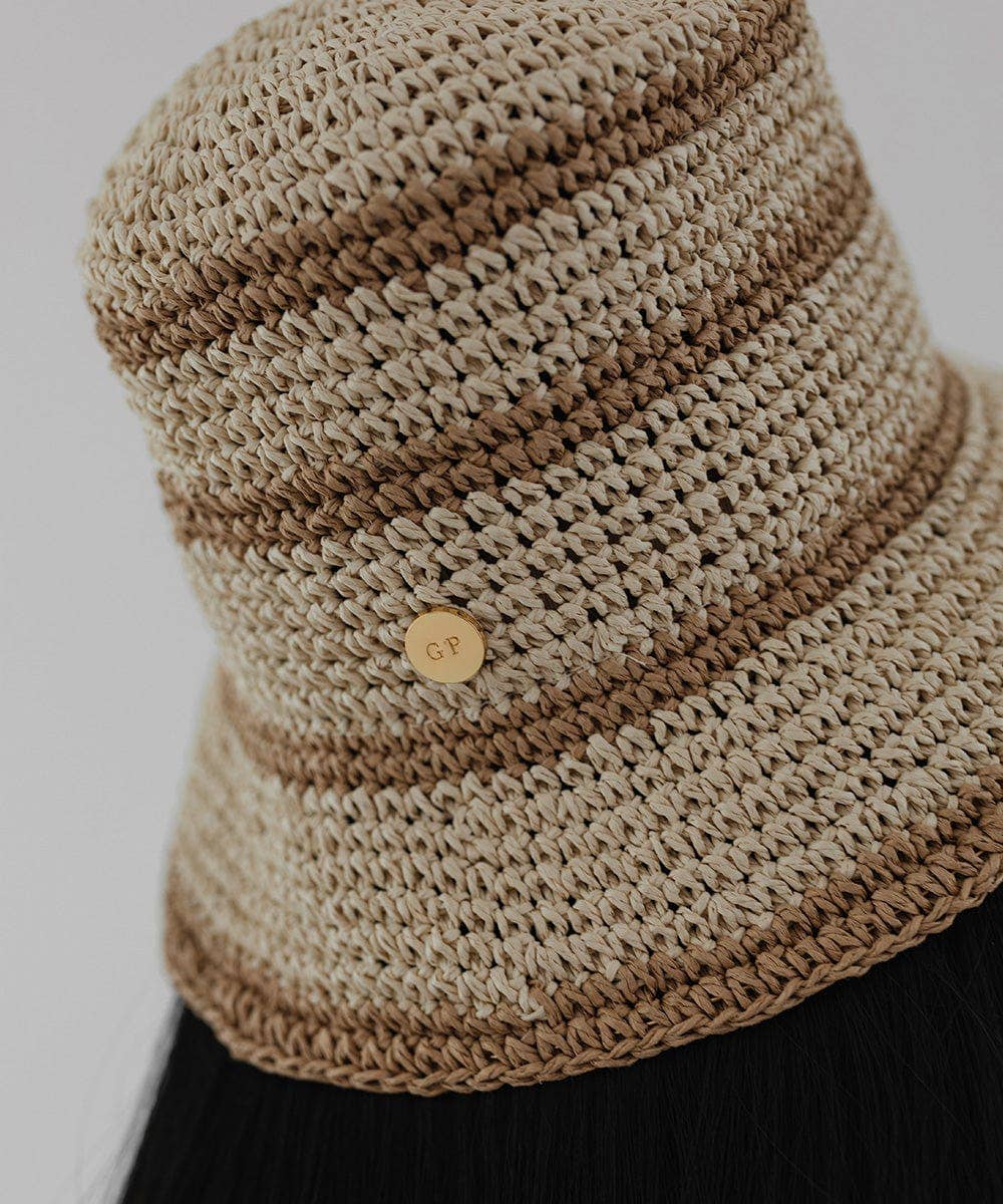 GiGi Pip Sal Crochet Packable Bucket Hat
