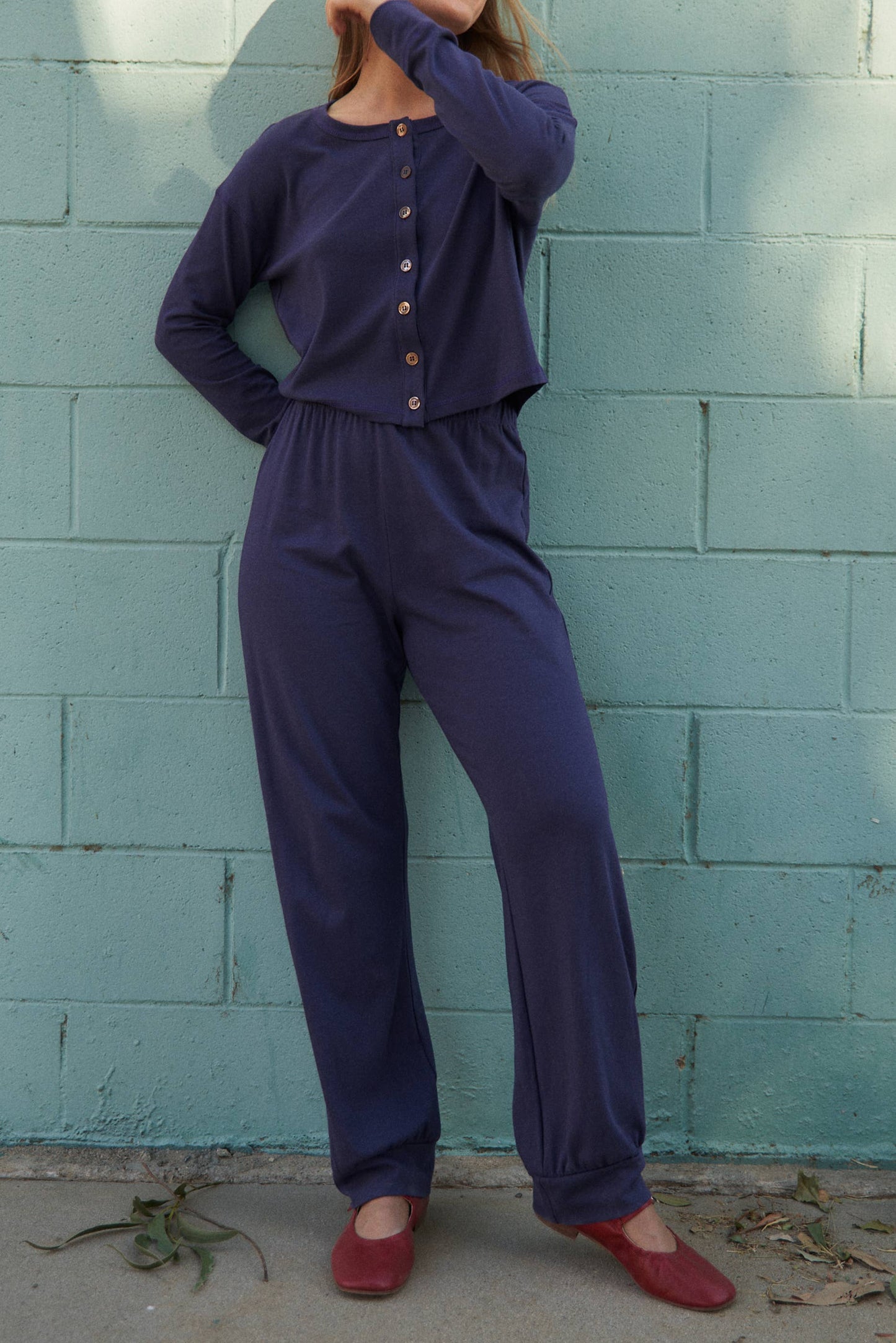 Hemp Cuffed Loungewear Pant
