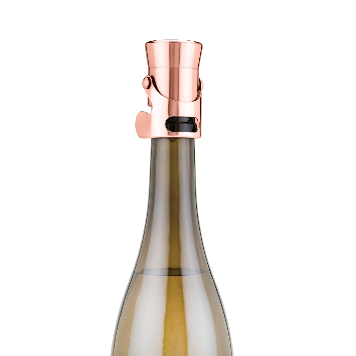 Viski Summit™ Copper Plated Heavyweight Champagne & Prosecco Stopper