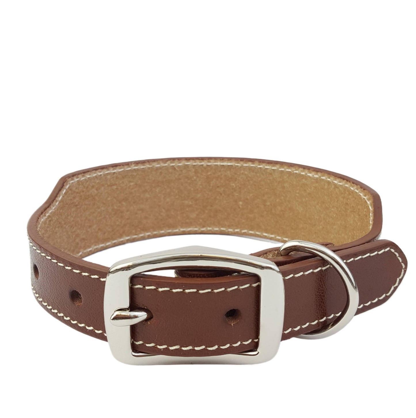 Western Floral Embossed Dog Collar