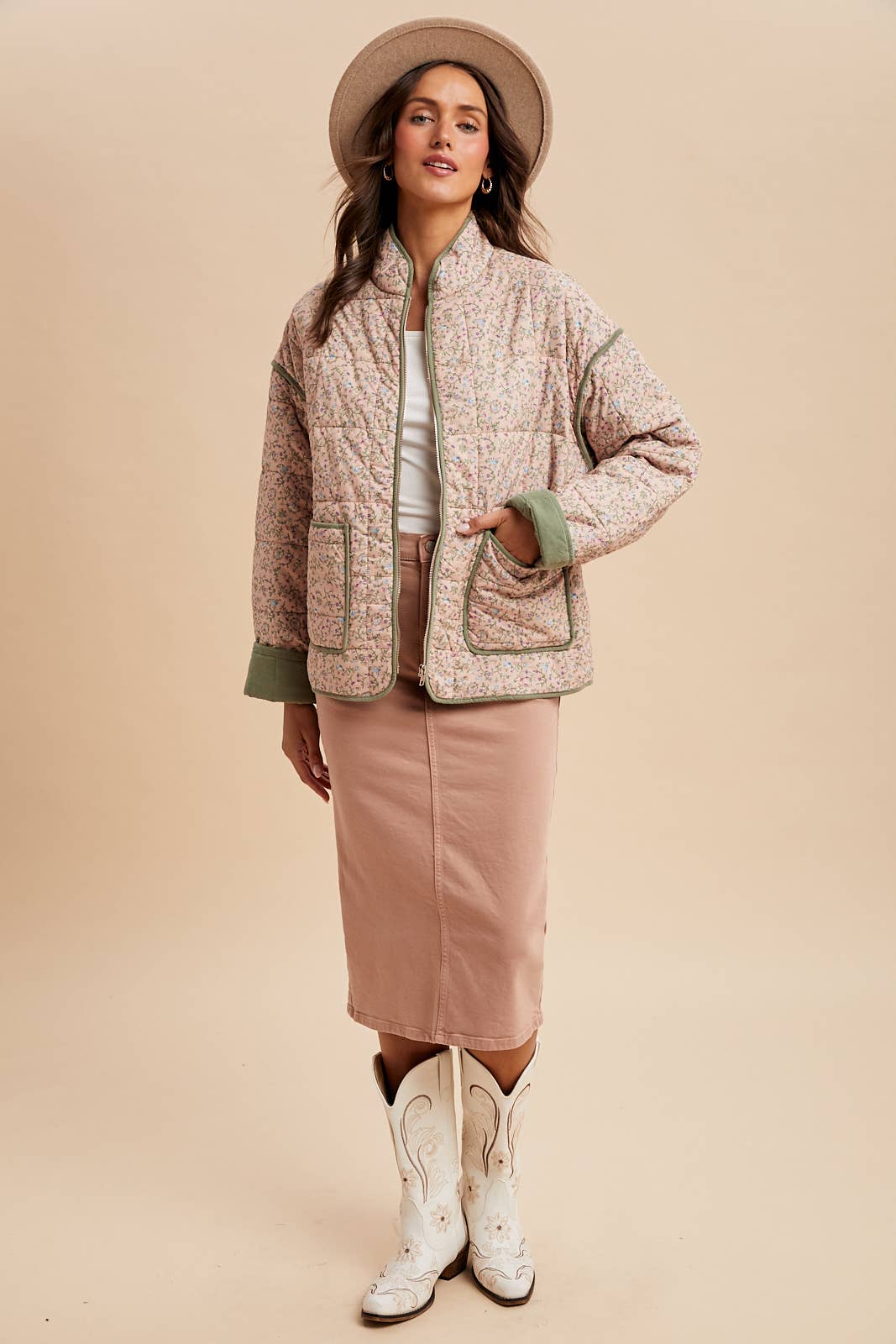 Quilted Cotton Puffer Jacket