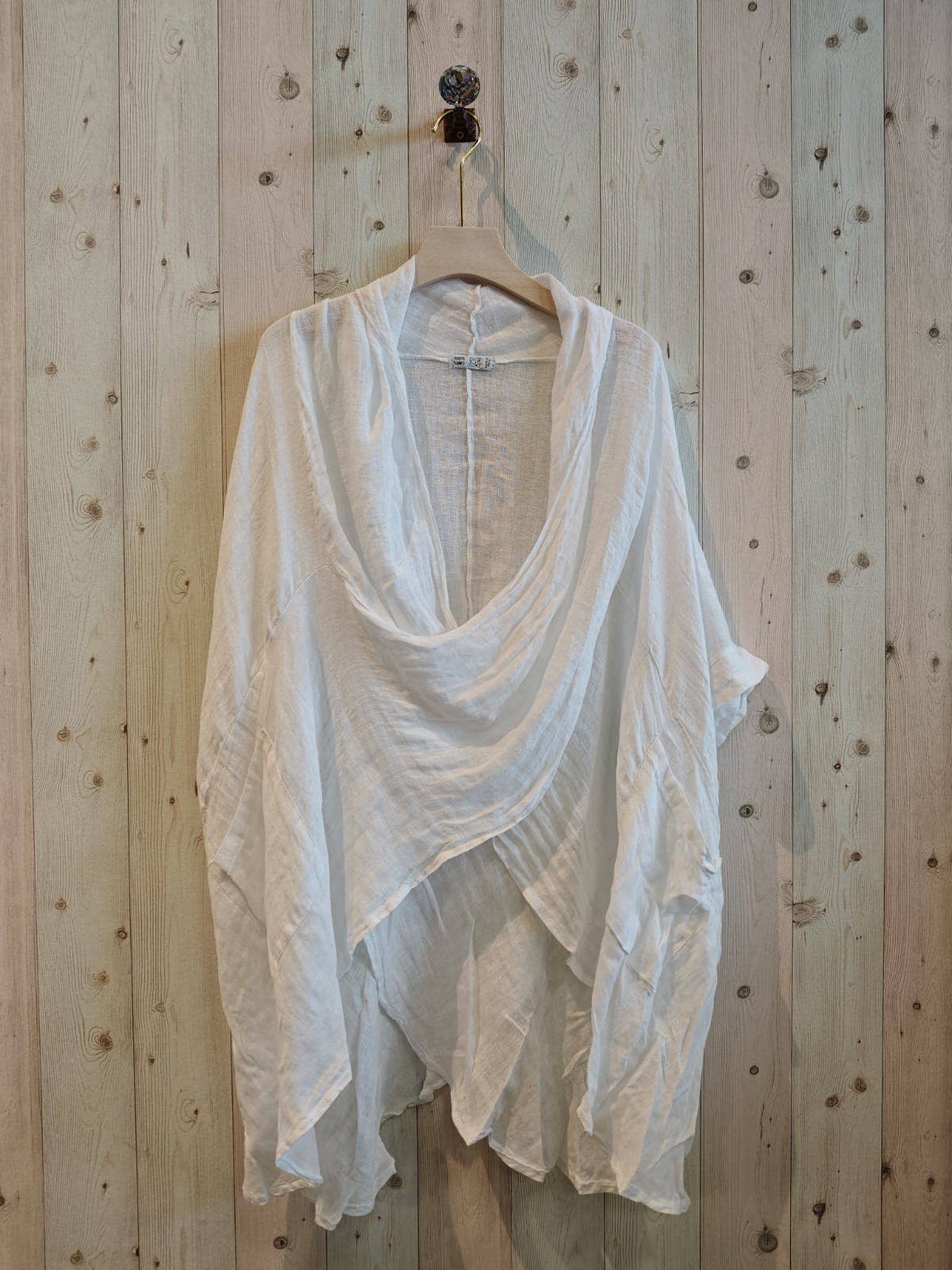 Bohemian Linen Blouse & Oversized Coverup