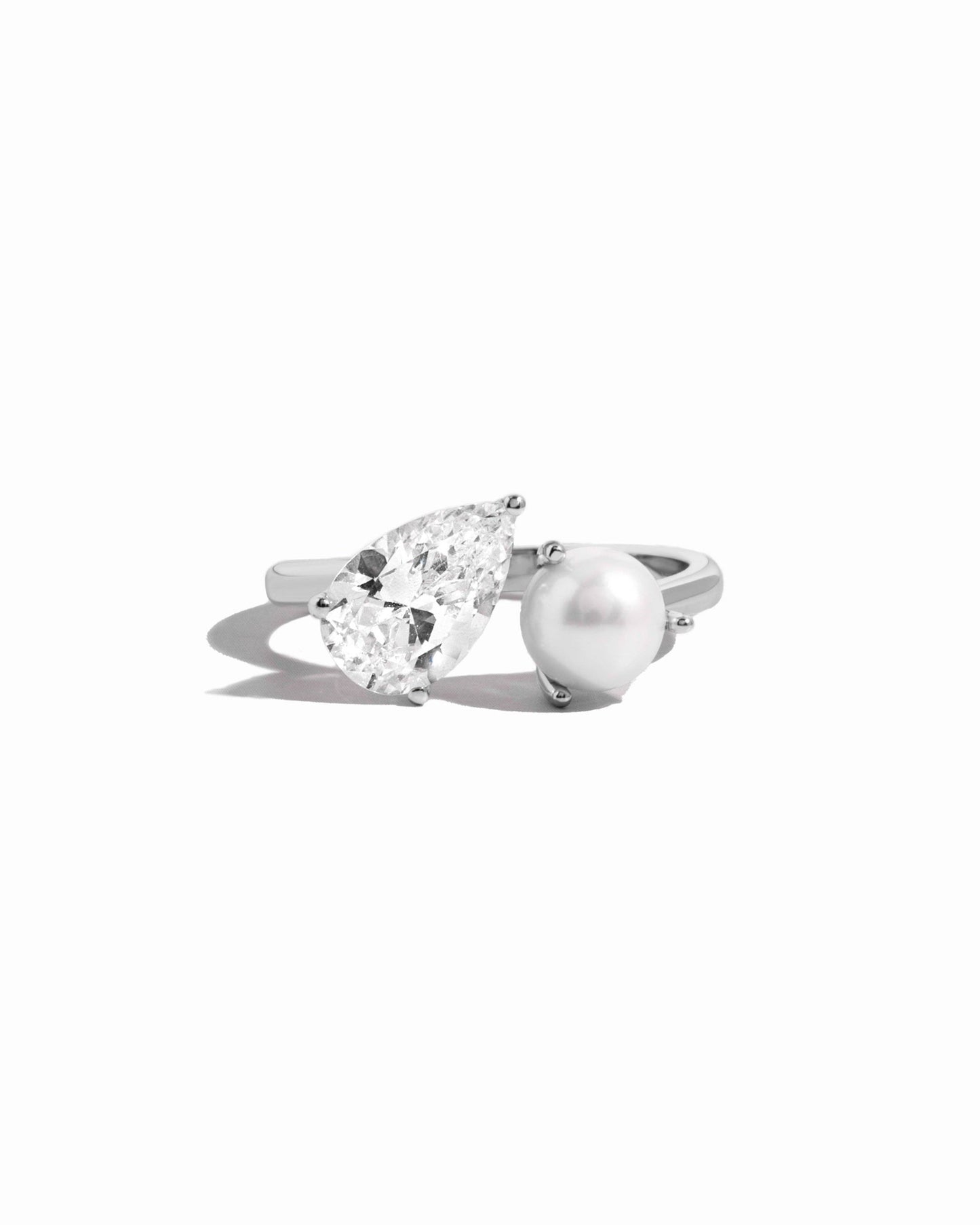 Toi et Moi FWP Pearl Ring