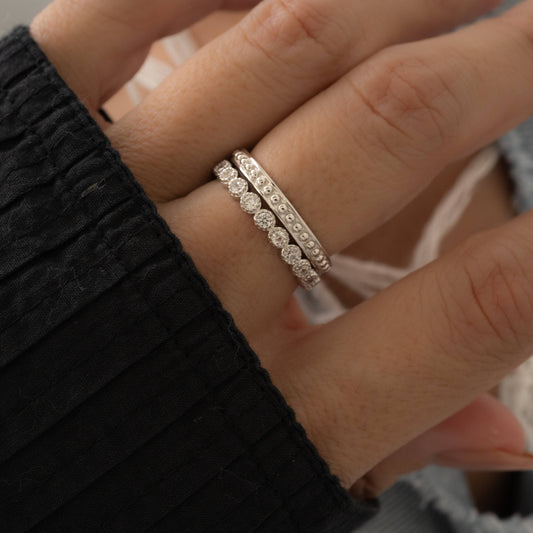Stacking Sterling Silver Ring Set