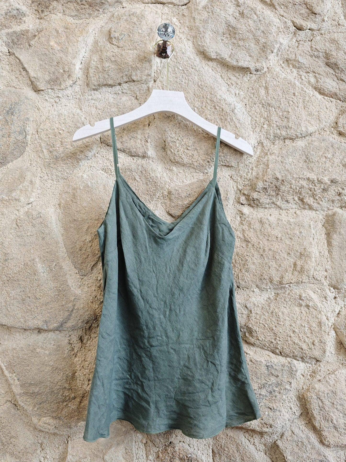 Strapless Linen Tanktop Blouse