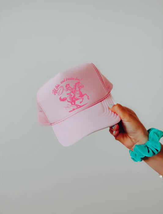 Pink Cowgirl Trucker Hat
